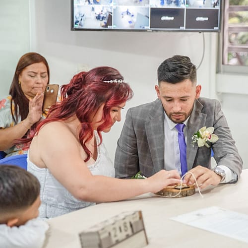 Foto anillos de matrimonio