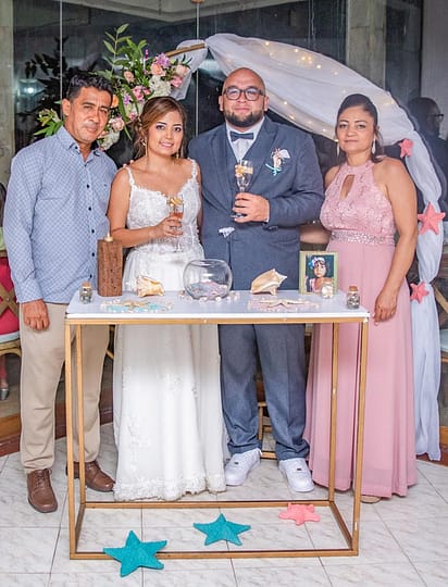 foto familia boda